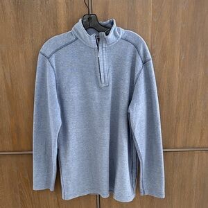 Kirkland Signature Men's Blue Zip-Up Sweater